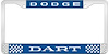 Dodge Dart License Plate Frame - Blue - image 1
