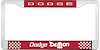 Dodge Demon License Plate Frame - Red - image 1