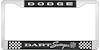 Dodge Dart Swinger License Plate Frame - Black - image 1