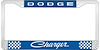 Dodge Charger License Plate Frame - Blue - image 1