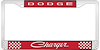 Dodge Charger License Plate Frame - Red - image 1