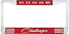Dodge Challenger License Plate Frame - Red - image 1