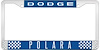 Dodge Polara License Plate Frame - Blue - image 1
