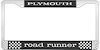 Plymouth Road Runner License Plate Frame - Black - image 1