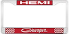 Hemi / Charger License Plate Frame - image 1