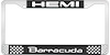 Hemi / Barracuda License Plate Frame - image 1