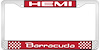 Hemi / Barracuda License Plate Frame - image 1