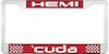 Hemi / Cuda License Plate Frame - image 1