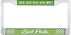 Sub-Lime Green Dodge Scat Pack License Plate Frame - image 1