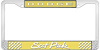 Top Banana Yellow Dodge Scat Pack License Plate Frame - image 1