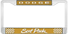 Butterscotch Dodge Scat Pack License Plate Frame - image 1
