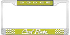 Citron Dodge Scat Pack License Plate Frame - image 1