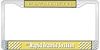 Lemon Twist Yellow Plymouth Rapid Transit System License Plate Frame - image 1
