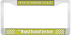 Curious Yellow Plymouth Rapid Transit System License Plate Frame - image 1