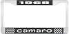 1968 Camaro License Plate Frame Style 1 Black - image 1