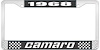 1968 Camaro License Plate Frame Style 2 Black - image 1