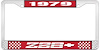 1979 Z28 License Plate Frame Red - image 1