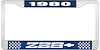 1980 Z28 License Plate Frame Blue - image 1