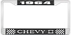 1964 Chevy II License Plate Frame Black - image 1
