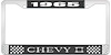 1965 Chevy II License Plate Frame Black - image 1