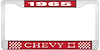 1965 Chevy II License Plate Frame Red - image 1