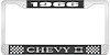 1966 Chevy II License Plate Frame Black - image 1