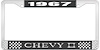 1967 Chevy II License Plate Frame Black - image 1
