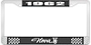 1962 Nova License Plate Frame Style 1 Black - image 1