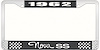 1962 Nova SS License Plate Frame Style 3 Black - image 1