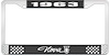 1963 Nova License Plate Frame Style 1 Black - image 1