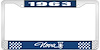 1963 Nova License Plate Frame Style 1 Blue - image 1