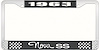 1963 Nova SS License Plate Frame Style 3 Black - image 1