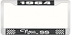 1964 Nova SS License Plate Frame Style 3 Black - image 1
