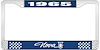 1965 Nova License Plate Frame Style 1 Blue - image 1