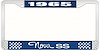1965 Nova SS License Plate Frame Style 3 Blue - image 1