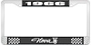 1966 Nova License Plate Frame Style 1 Black - image 1