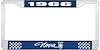 1966 Nova License Plate Frame Style 1 Blue - image 1