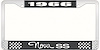 1966 Nova SS License Plate Frame Style 3 Black - image 1