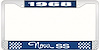 1968 Nova SS License Plate Frame Style 3 Blue - image 1
