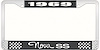 1969 Nova SS License Plate Frame Style 3 Black - image 1
