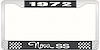 1972 Nova SS License Plate Frame Style 3 Black - image 1