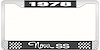 1978 Nova SS License Plate Frame Style 3 Black - image 1