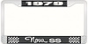 1979 Nova SS License Plate Frame Style 3 Black - image 1
