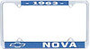 1963 Nova License Plate Frame - image 1