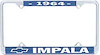 1964 Impala License Plate Frame - image 1