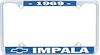 1969 Impala License Plate Frame - image 1