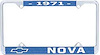 1971 Nova License Plate Frame - image 1