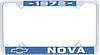 1972 Nova License Plate Frame - image 1