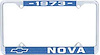 1973 Nova License Plate Frame - image 1