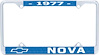 1977 Nova License Plate Frame - image 1